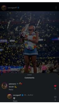 Via @cocogauff on Instagram